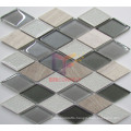 Light Emperador Marble Mix Cracked Ceramic Crystal Mosaic Tile for Decoration (CS252)